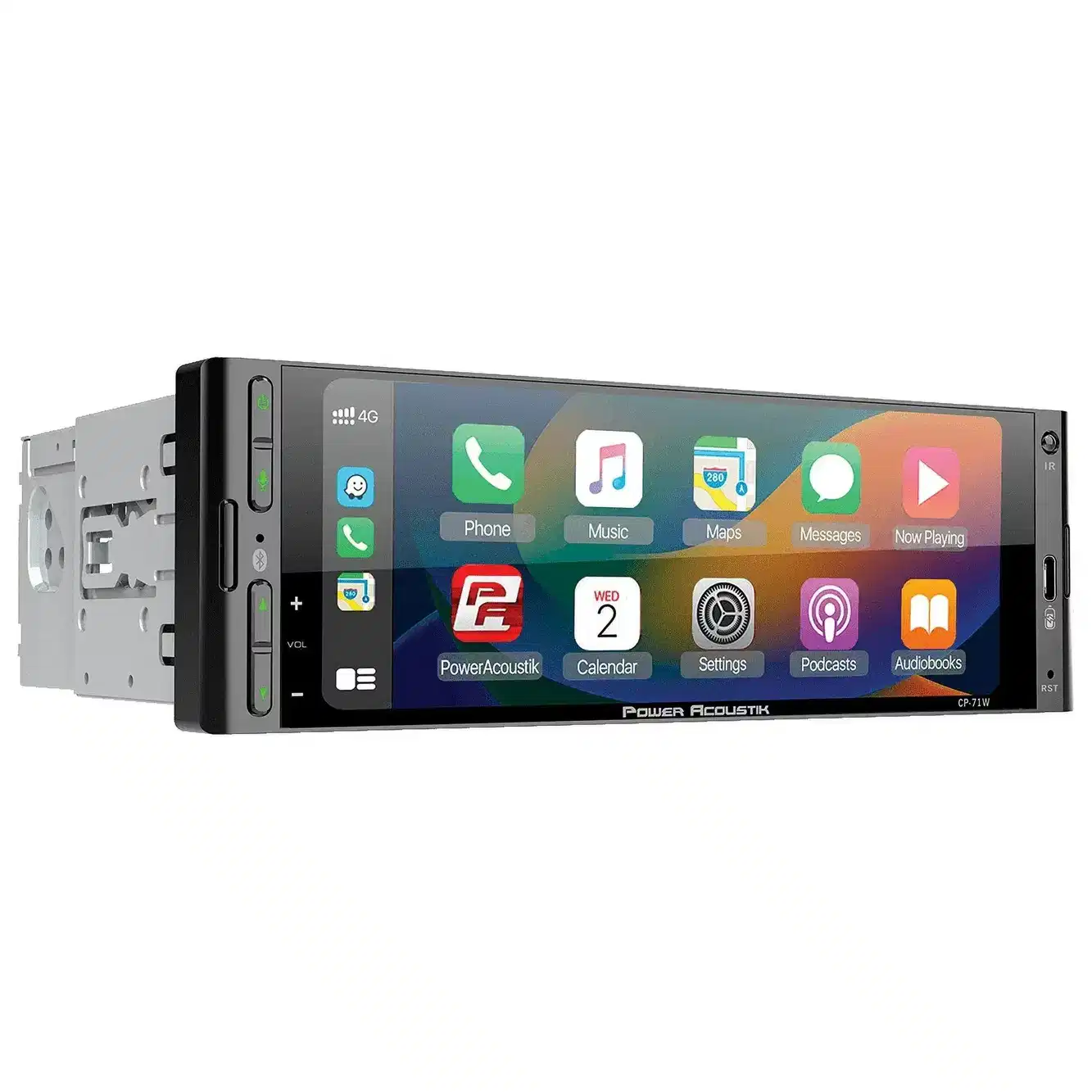 Power Acoustik CP-71W Single DIN Car Stereo with 6.5” Touchscreen, Wireless Apple CarPlay & Android Auto - Image 3