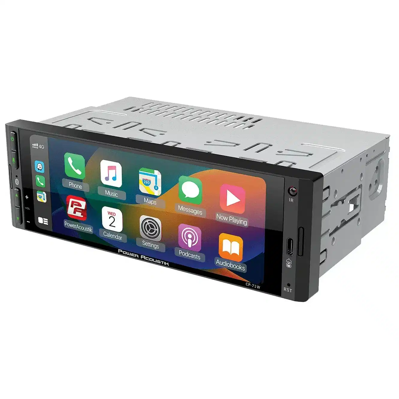 Power Acoustik CP-71W Single DIN Car Stereo with 6.5” Touchscreen, Wireless Apple CarPlay & Android Auto - Image 4