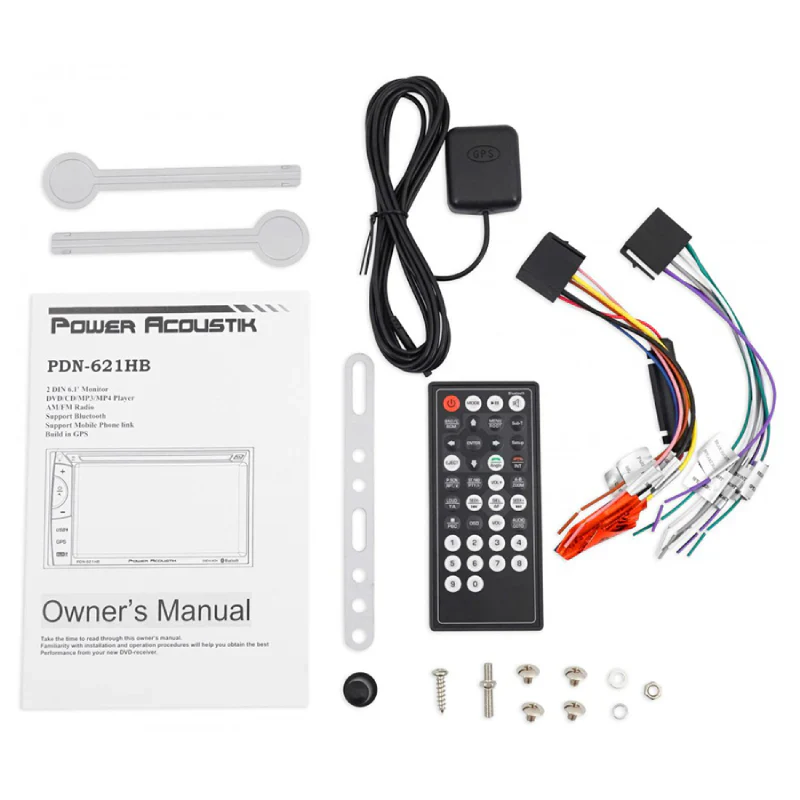 PDN-621HB | Double DIN Bluetooth Navigation Receiver with 6.2-Inch LCD Touchscreen - Image 4